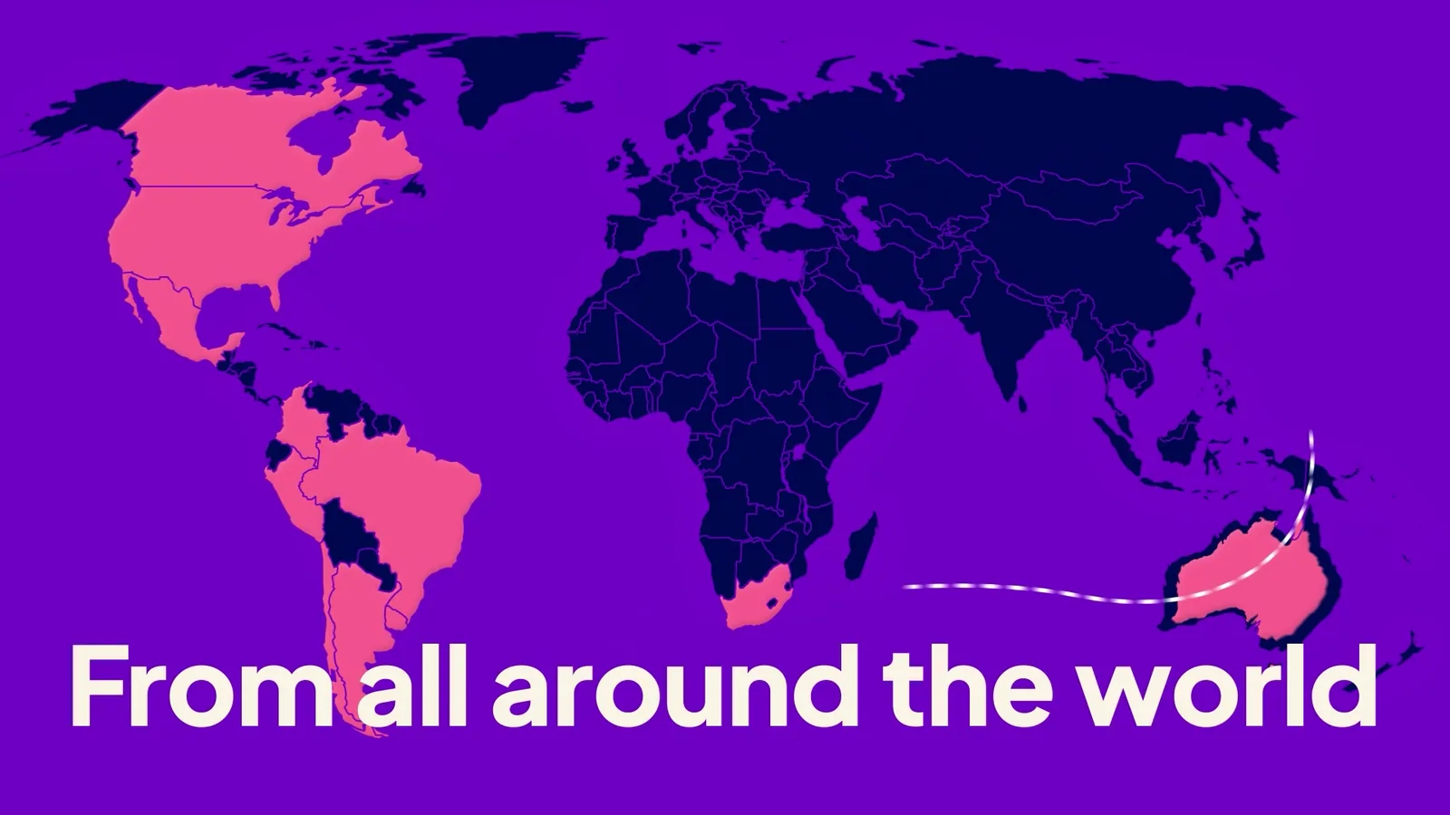 Da tutto il mondo: Americhe, Europa, Australia