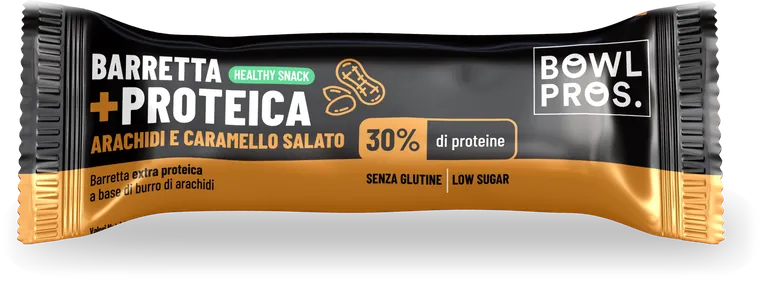 Barretta arachidi e caramello